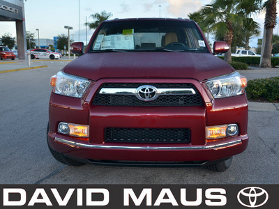 toyota 4runner 2011 red suv sr5 gasoline 6 cylinders 2 wheel drive automatic 32771