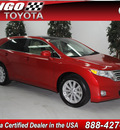 toyota venza 2010 red suv fwd 4cyl gasoline 4 cylinders front wheel drive automatic 91731