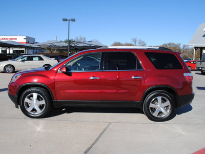 gmc acadia 2011 red suv slt gasoline 6 cylinders front wheel drive automatic 76087