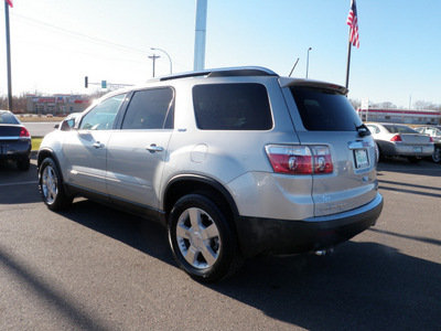 gmc acadia 2008 silver suv slt 1 leather sunroof quads gasoline 6 cylinders front wheel drive 6 speed automatic 55313