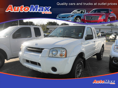 nissan frontier 2002 white xe v6 desert runner gasoline 6 cylinders rear wheel drive 5 speed manual 34474