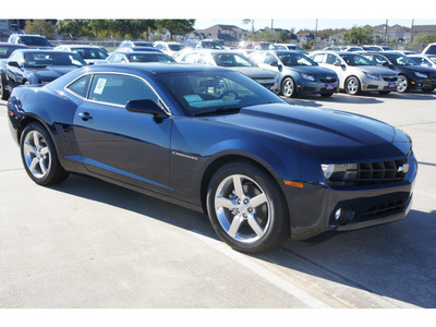 chevrolet camaro 2012 blue coupe lt gasoline 6 cylinders rear wheel drive automatic 77090