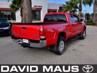 toyota tacoma 2008 red prerunner sr5 trd gasoline 6 cylinders 2 wheel drive automatic 32771