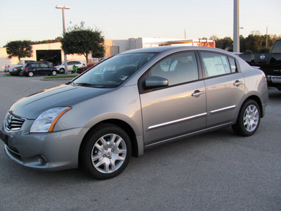 nissan sentra 2012 gray sedan s gasoline 4 cylinders front wheel drive automatic 33884