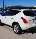 nissan murano 2005 white suv s gasoline 6 cylinders front wheel drive automatic 76087