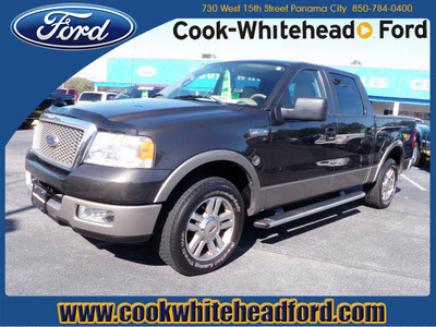 ford f 150 2005 brown lariat gasoline 8 cylinders rear wheel drive automatic with overdrive 32401