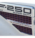 ford f 250 super duty 2009 silver xlt diesel 8 cylinders 2 wheel drive automatic 77388