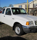 ford ranger 2002 white pickup truck super gasoline 4 cylinders rear wheel drive 5 speed with overdrive 77379