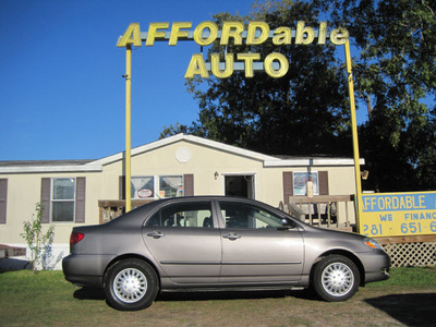 toyota corolla 2008 tan sedan ce gasoline 4 cylinders front wheel drive automatic 77379