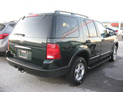 ford explorer 2003 dk  green suv xlt flex fuel 6 cylinders sohc 4 wheel drive automatic with overdrive 45840