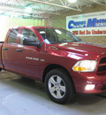 ram ram pickup 1500 2012 red st gasoline 8 cylinders 4 wheel drive automatic 44883