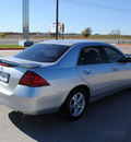 honda accord 2007 silver sedan gasoline 4 cylinders front wheel drive automatic 76087