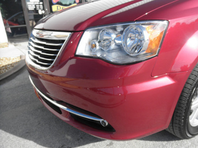 chrysler town and country 2011 red van flex fuel 6 cylinders front wheel drive automatic 34731
