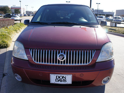 mercury monterey 2005 red van convenience gasoline 6 cylinders front wheel drive automatic 76018