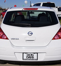 nissan versa 2011 white hatchback gasoline 4 cylinders front wheel drive automatic with overdrive 76018