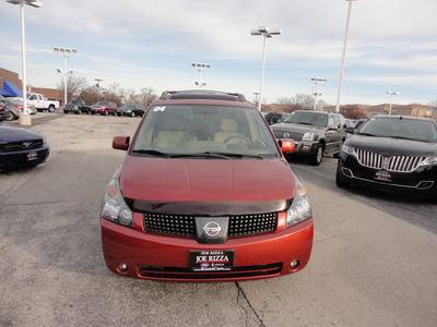 nissan quest 2004 red van se gasoline 6 cylinders front wheel drive automatic with overdrive 60546