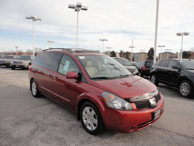 nissan quest 2004 red van se gasoline 6 cylinders front wheel drive automatic with overdrive 60546