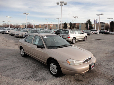 ford contour 1998 tan sedan gold edition gasoline 4 cylinders front wheel drive automatic with overdrive 60546