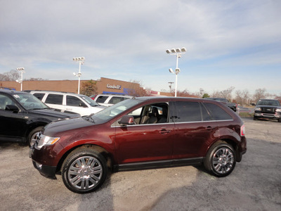 ford edge 2009 dk  red suv limited gasoline 6 cylinders front wheel drive automatic with overdrive 60546