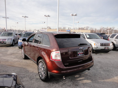 ford edge 2009 dk  red suv limited gasoline 6 cylinders front wheel drive automatic with overdrive 60546