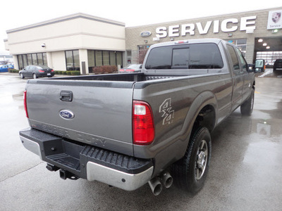 ford f 350 2011 gray super duty lariat 4x4 biodiesel 8 cylinders 4 wheel drive automatic with overdrive 60546