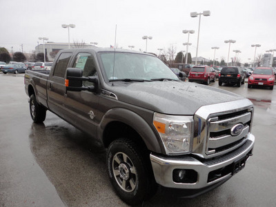 ford f 350 2011 gray super duty lariat 4x4 biodiesel 8 cylinders 4 wheel drive automatic with overdrive 60546