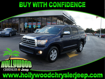toyota sequoia 2008 blue suv limited gasoline 8 cylinders 2 wheel drive automatic 33021