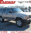 jeep cherokee 2001 silver suv sport gasoline 6 cylinders 4 wheel drive automatic with overdrive 45840
