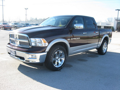 ram ram pickup 1500 2012 dk  red laramie gasoline 8 cylinders 4 wheel drive automatic 45840