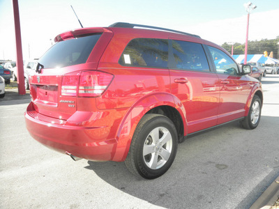 dodge journey 2010 red suv gasoline 6 cylinders front wheel drive automatic 34731