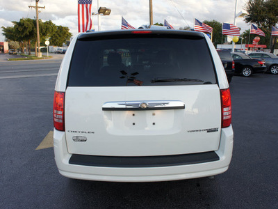 chrysler town and country 2010 white van touring gasoline 6 cylinders front wheel drive automatic 33021