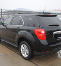 chevrolet equinox 2010 black suv lt gasoline 4 cylinders front wheel drive automatic 76087