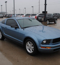 ford mustang 2008 blue coupe gasoline 6 cylinders rear wheel drive automatic with overdrive 76087