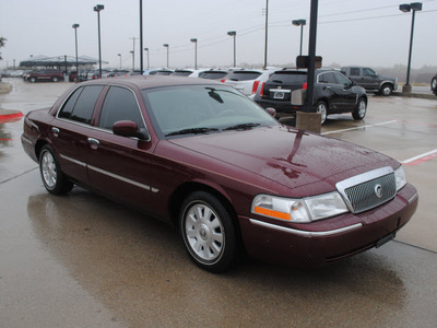 mercury grand marquis 2004 maroon sedan ls gasoline 8 cylinders rear wheel drive automatic with overdrive 76087