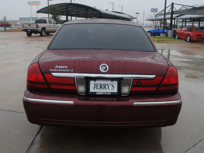 mercury grand marquis 2004 maroon sedan ls gasoline 8 cylinders rear wheel drive automatic with overdrive 76087