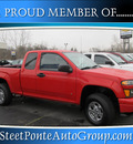 chevrolet colorado 2007 red gasoline 5 cylinders 4 wheel drive automatic 13350