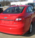 ford fiesta 2012 red sedan se gasoline 4 cylinders 6 speed automatic 62863