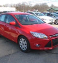 ford focus 2012 red sedan se gasoline 4 cylinders front wheel drive 6 speed automatic 62863