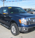 ford f 150 2011 dk  blue lariat gasoline 6 cylinders 4 wheel drive 6 speed automatic 62863