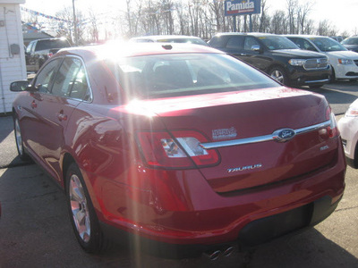 ford taurus 2012 red sedan sel gasoline 6 cylinders front wheel drive 6 speed automatic 62863