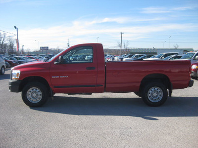 dodge ram pickup 1500 2006 red pickup truck st gasoline 8 cylinders 4 wheel drive automatic 62863