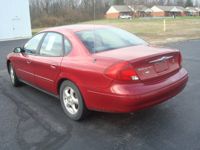 ford taurus 2002 dk  red sedan ses gasoline 6 cylinders front wheel drive automatic 45344