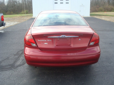 ford taurus 2002 dk  red sedan ses gasoline 6 cylinders front wheel drive automatic 45344