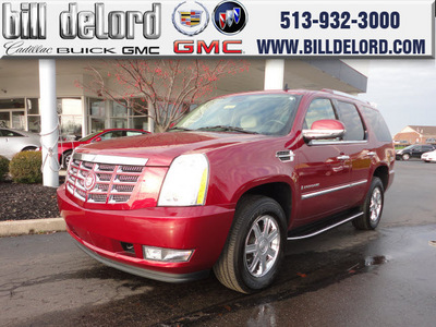 cadillac escalade 2008 red suv gasoline 8 cylinders all whee drive automatic 45036