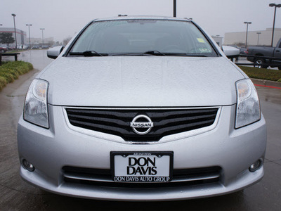 nissan sentra 2011 silver sedan 2 0 sl gasoline 4 cylinders front wheel drive automatic with overdrive 76018