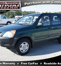 honda cr v 2003 green suv lx gasoline 4 cylinders dohc front wheel drive automatic 77388