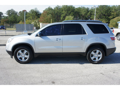 gmc acadia 2008 silver suv sle 1 gasoline 6 cylinders front wheel drive automatic 77388