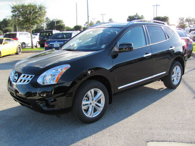 nissan rogue 2012 black sv gasoline 4 cylinders front wheel drive automatic 33884