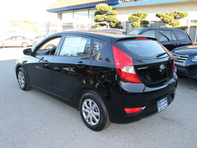 hyundai accent 2012 black hatchback gs gasoline 4 cylinders front wheel drive automatic 94010