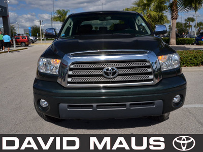 toyota tundra 2007 green limited gasoline 8 cylinders 4 wheel drive automatic 32771